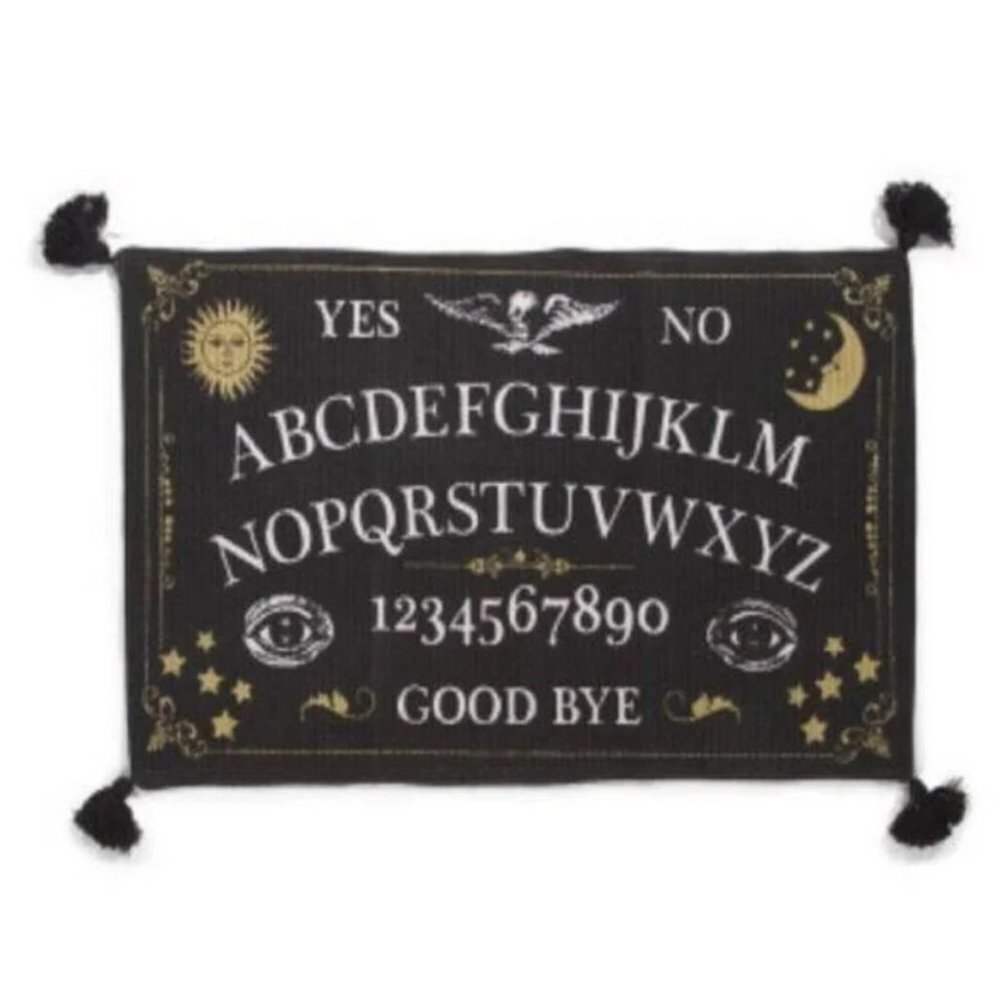 NWT THRO by Marlo Lorenz Octavia Ouija Board Throw Rug. Black/White. 27" x 45" - Picture 5 of 5